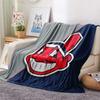 Cleveland Indians Flannel Blanket, High quality Comfortable for All Seasons, Home Decor, Warmth and Comfort
