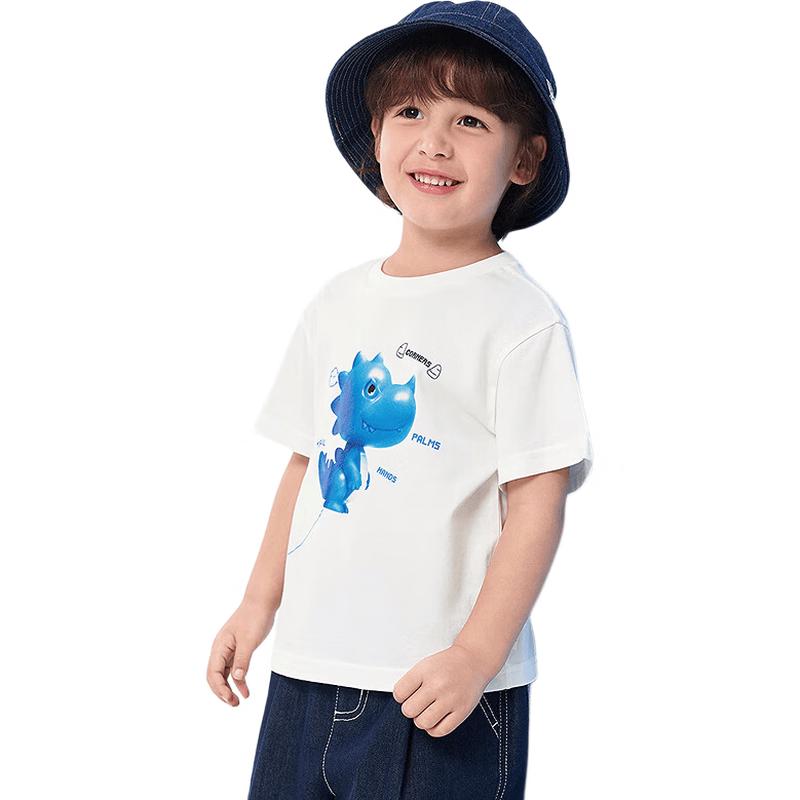Balabala Boys' Cartoon Short Sleeve T-Shirt