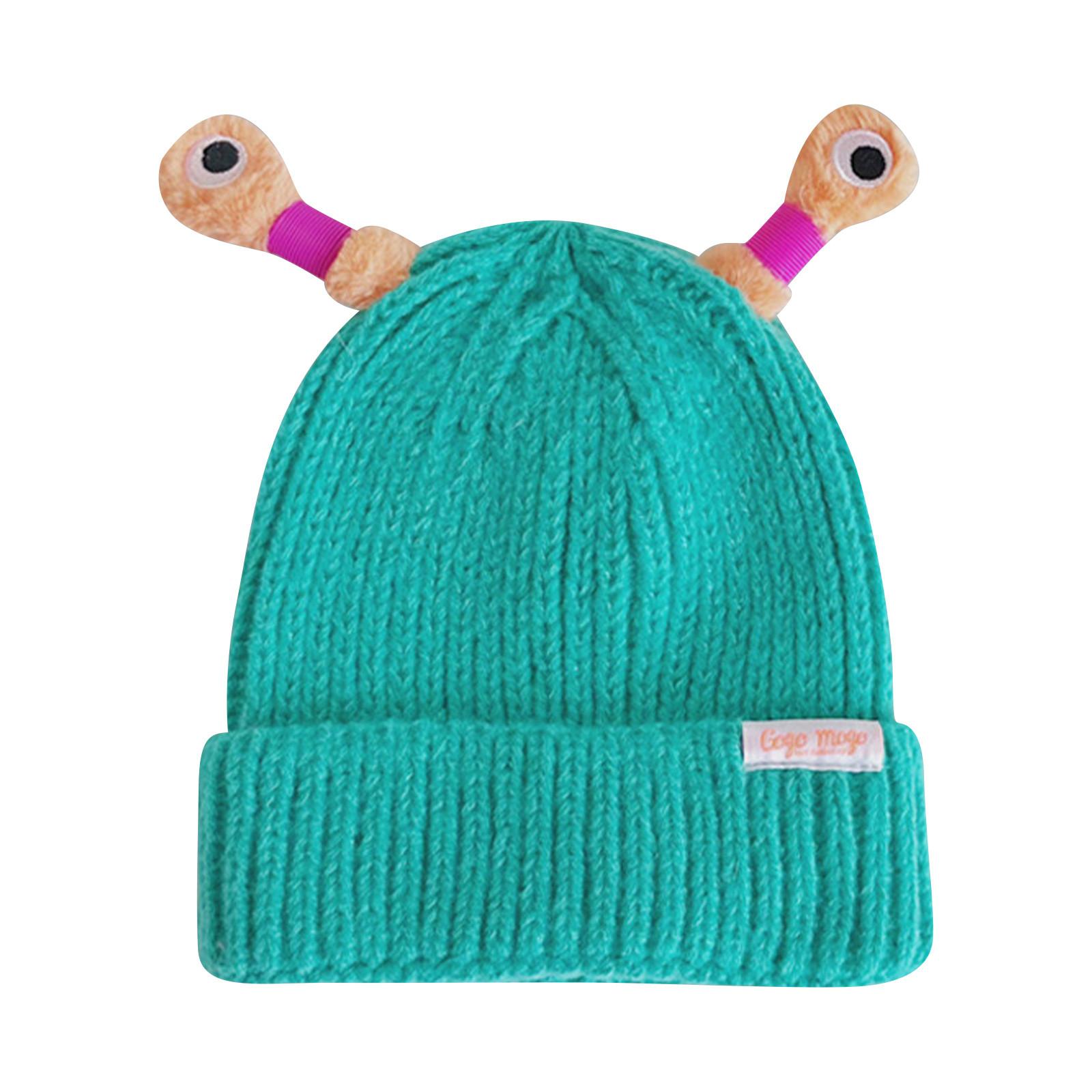 

1 шт., милая детская вязаная шапка с забавными мигающими эластичными щупальцами для мальчиков и девочек, 1 шт., осень-зима One Size