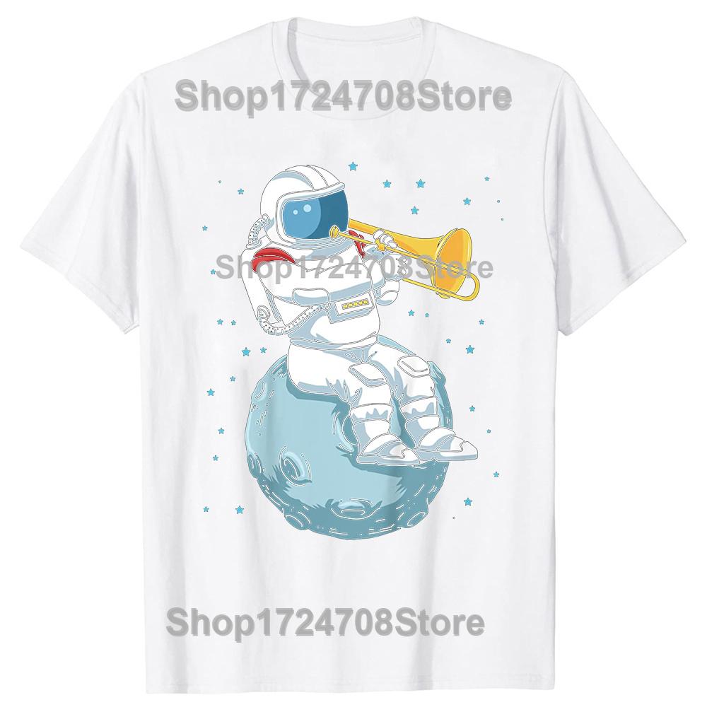 Retro Trombone InstruUnisext I Destroy Silence Summer Graphic Cotton Streetwear Short Sleeve Music Gifts Tshirt Unisexs Clothing