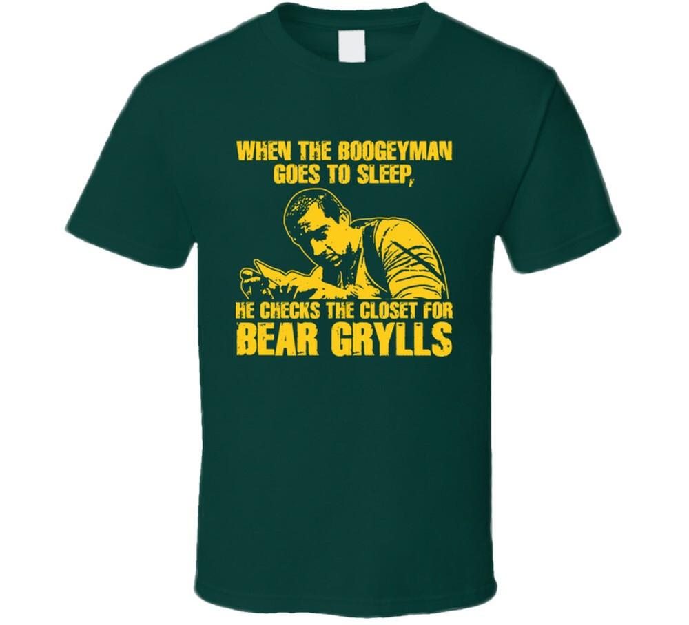 

Man Vs Wild Ben Grylls Knife Boogeyman T Shirt Unisex T-Shirt M