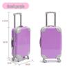 Compact Trolley Case: Portable Desktop Storage for Cosmetics, Eyelashes, and Ornaments – Large Capacity, Durable, Solid Color.