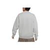 Nike Embroidered Logo Crew Neck Sweatshirt Men Tops Grey CV0554-050