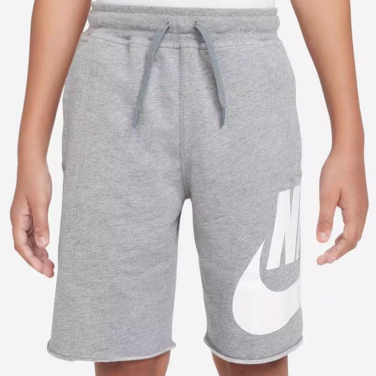 Nike Sports Casual Logo Five-Point Shorts Kids Shorts Gray AT3070-091