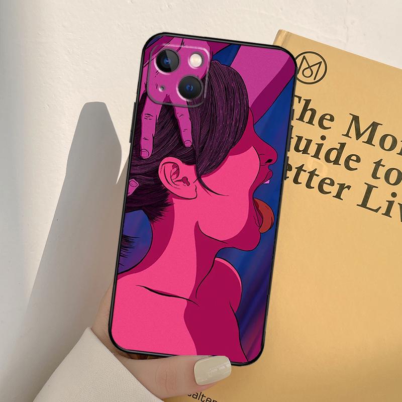 Sexy Lady Red Lips Girls Bikini Silicone Phone Case For iPhone 17 Pro Max 17 Air 17Pro Protector Shockproof Cover