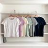 New Arrivals Open Run Women SofT CoTTon Plain VioleT Spring T shirT
