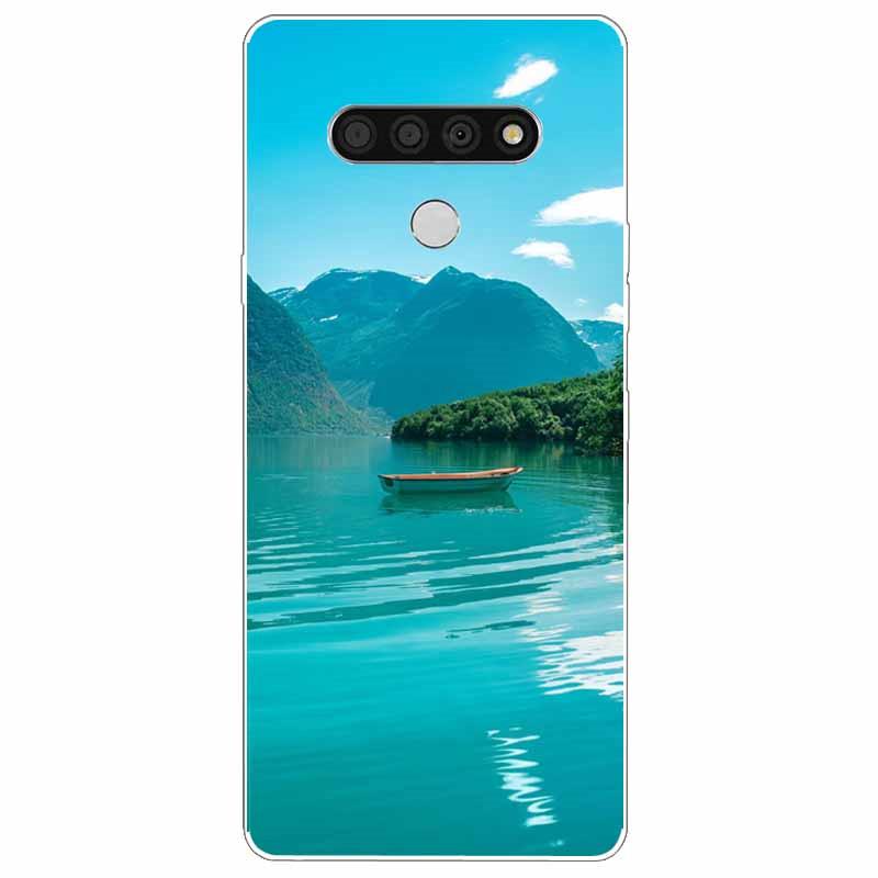 Soft Print Cover For LG K51 K61 V50 V60 Thinq Case Cute Cat Silicone Coque for LG K61 V50 Thinq Cases K 61 Shockproof Shell Bag
