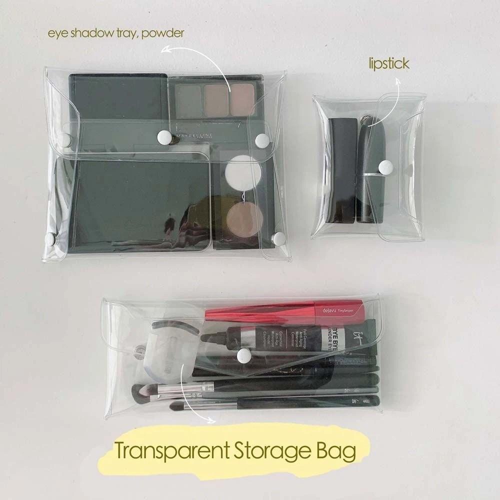 Case PVC Large Capacity Transparent Cosmetic Bag Storage Toiletry Bag Makeup Bags Cosmetic Cases