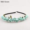 Rose Flower Headband Festival Wedding Garland Summer Beach Boho Floral Hairband