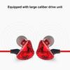 Wired Earphone In-ear HiFi Stereo Long Cable 3.5mm Plug Music Earbuds Monitoring Headphone for Live Broadcast