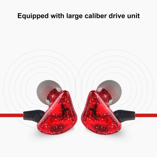 Wired Earphone In-ear HiFi Stereo Long Cable 3.5mm Plug Music Earbuds Monitoring Headphone for Live Broadcast