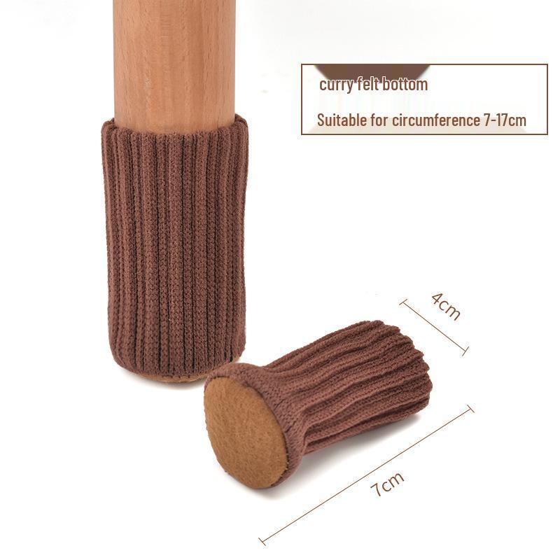 24-teilige rutschfeste Filz-Stuhl- und Tischbein-Schutz - Dicke, verschleißfeste Pads