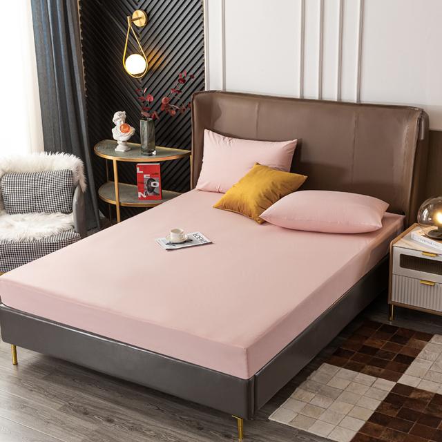 Waterproof Bed Cover Large Size Plain Bed Linen For Bedroom Durable Beddings Sheets Without Pillow Cases