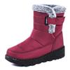 Cotton Shoes Women's Winter New Large Women's Snow Boots with Thick Velvet and High Top Casual Women's Boots