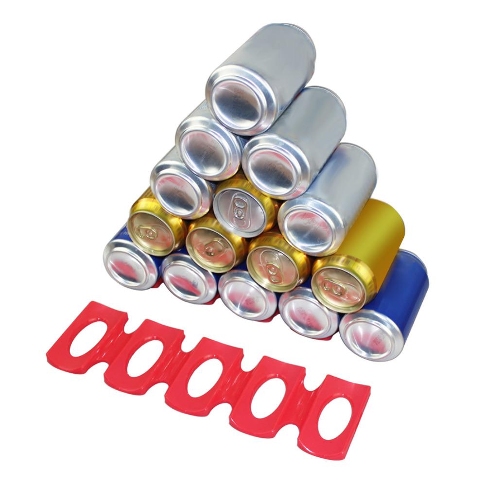 Bottle Rack Holder Storage Rack Red Silicone Fridge Can Beer Wine Mat Stacking Tidy Tool Kitchen Accessories Gadgets Organizer