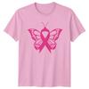 Pink Butterfly Butterflies Animals Unisexs TShirt Unisexs Graphic Tee