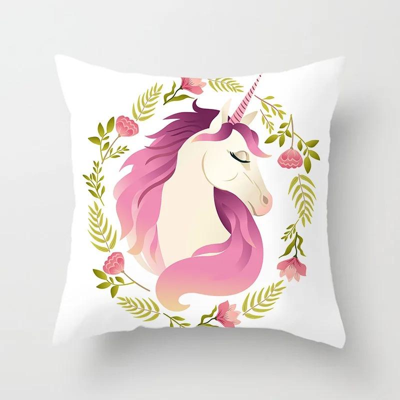 Office Living Room Home Pillowcases Various Animal Cartoon Pattern Pillowcases Car Ornaments
