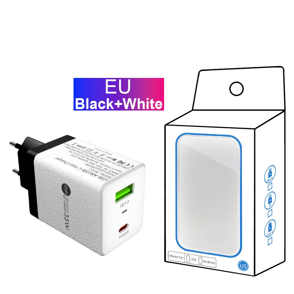 Gallium Nitride Super Fast Charger QC3.0+PD35W EU/UK/AU Plug