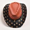 New Vintage Panama Paper Grass Hat for Men's and Women's Fashion Printing Western Cowboy Hat Outdoor Travel Beach Sun Hat