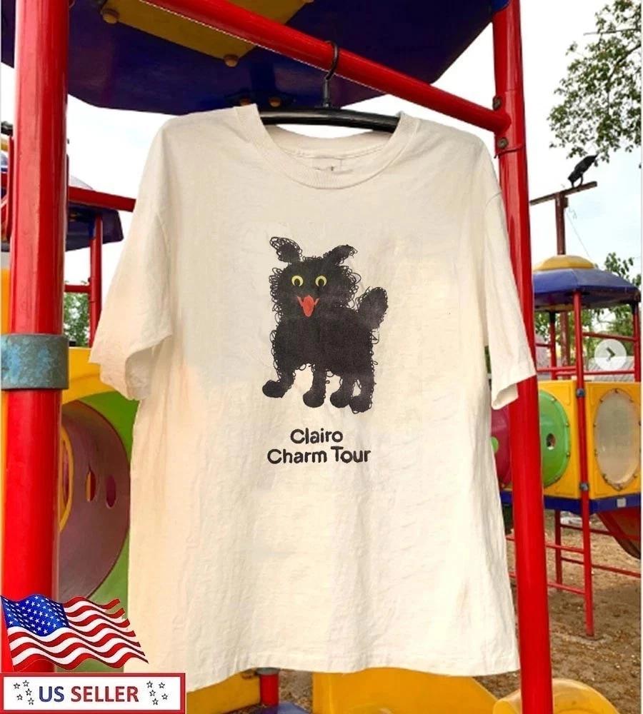 Official Clairo Charm Butterfly Merch Natural T-shirt S-5XL 4XL