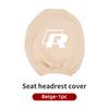 abcd1 Car Seat Headrest Protective Cover Anti-Dirty Pillow Protector For VW Passat Golf Tiguan Polo Scirocco Jetta CC T-ROC Touareg