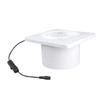 6 Inch Solar Exhaust Fan Brushless Motor Low Noise Design 8W Panel For Outdoor Indoor Ventilation In Sheds Greenhouses