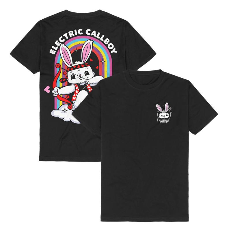 

Electronic Nuclear Band Electric Callboy American European Trendy Brand Shortsleeved Pure Cotton Directprint Tshirt for Men M