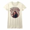Janis Joplin Nouveau Circle Natural Junior Women's T-Shirt