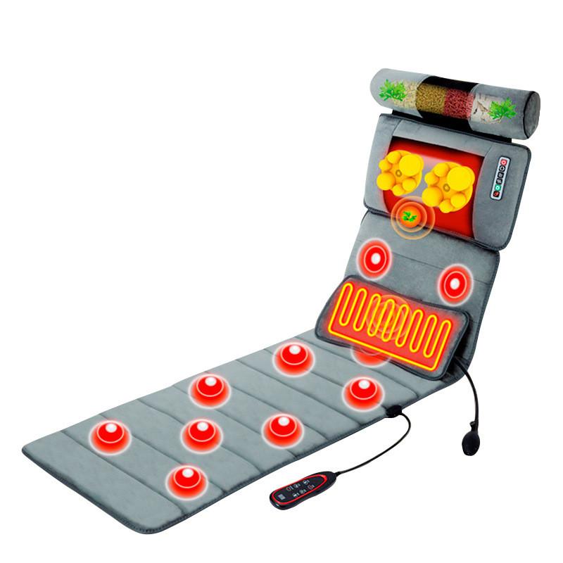 Multi Functional Full Body Massage Mattress Hot Compress Waist Airbag Massage Pad Household Infrared Therapy Back Massager