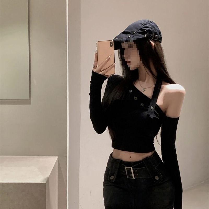 Oversize T Shirt With Backless Design For Women Spring Autumn Casual Wear