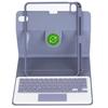 iPad 11 A16 Tablet 360° Rotating Protective Case with Magic Keyboard and Gradient Backlit Keyboard