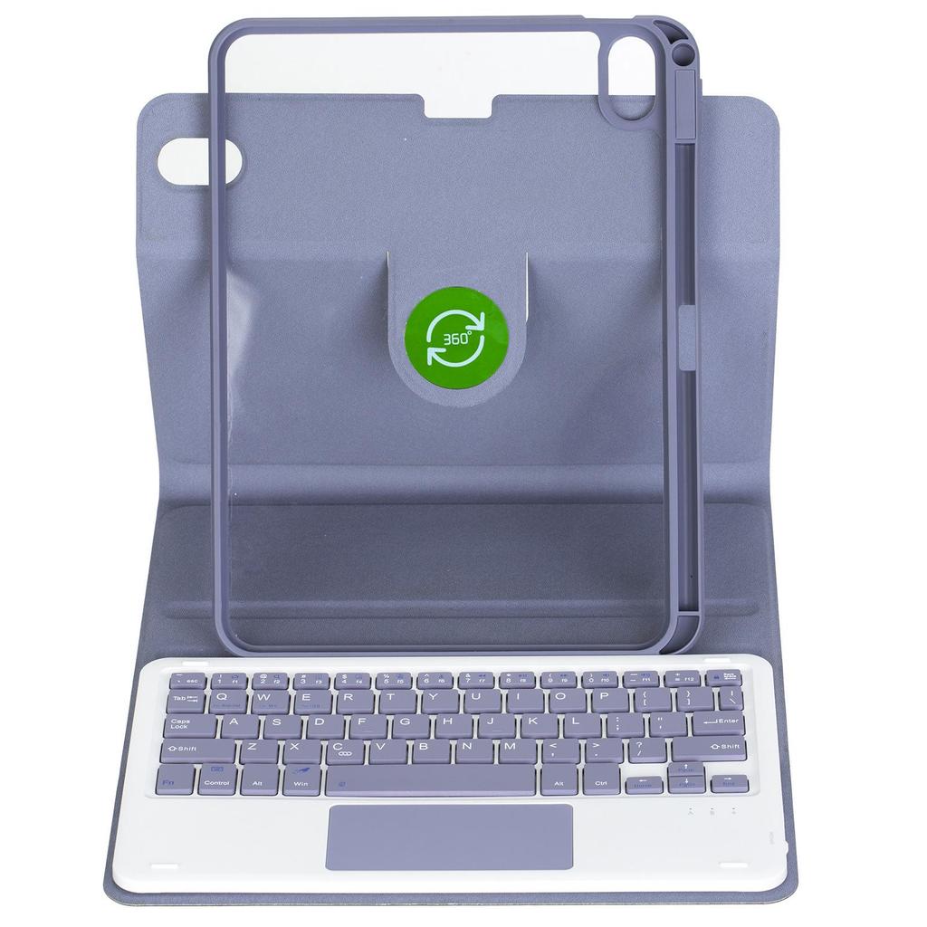 iPad 11 A16 Tablet 360° Rotating Protective Case with Magic Keyboard and Gradient Backlit Keyboard