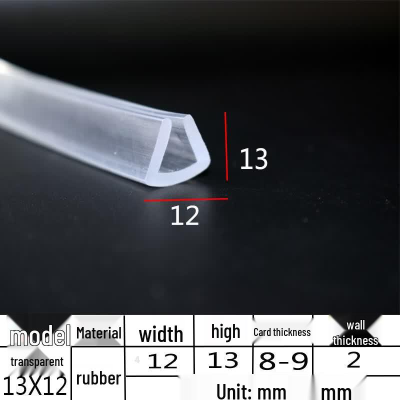 Lanshi Clear U-Shaped Glass Edge Protector