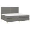 VidaXL Sommier à Lattes de Lit avec Matelas et LED, Lit Rembourré avec Tête de Lit, Lit Double, Lit Adulte de Chambre, 3135382
