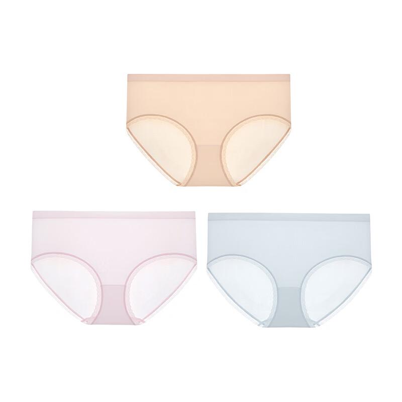 

Женские антибактериальные трусы-слипы средней посадки (3-Pack) L