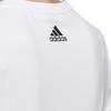 adidas T Shirts Women's White Crew Neck Moderate Straight Fit GP0683