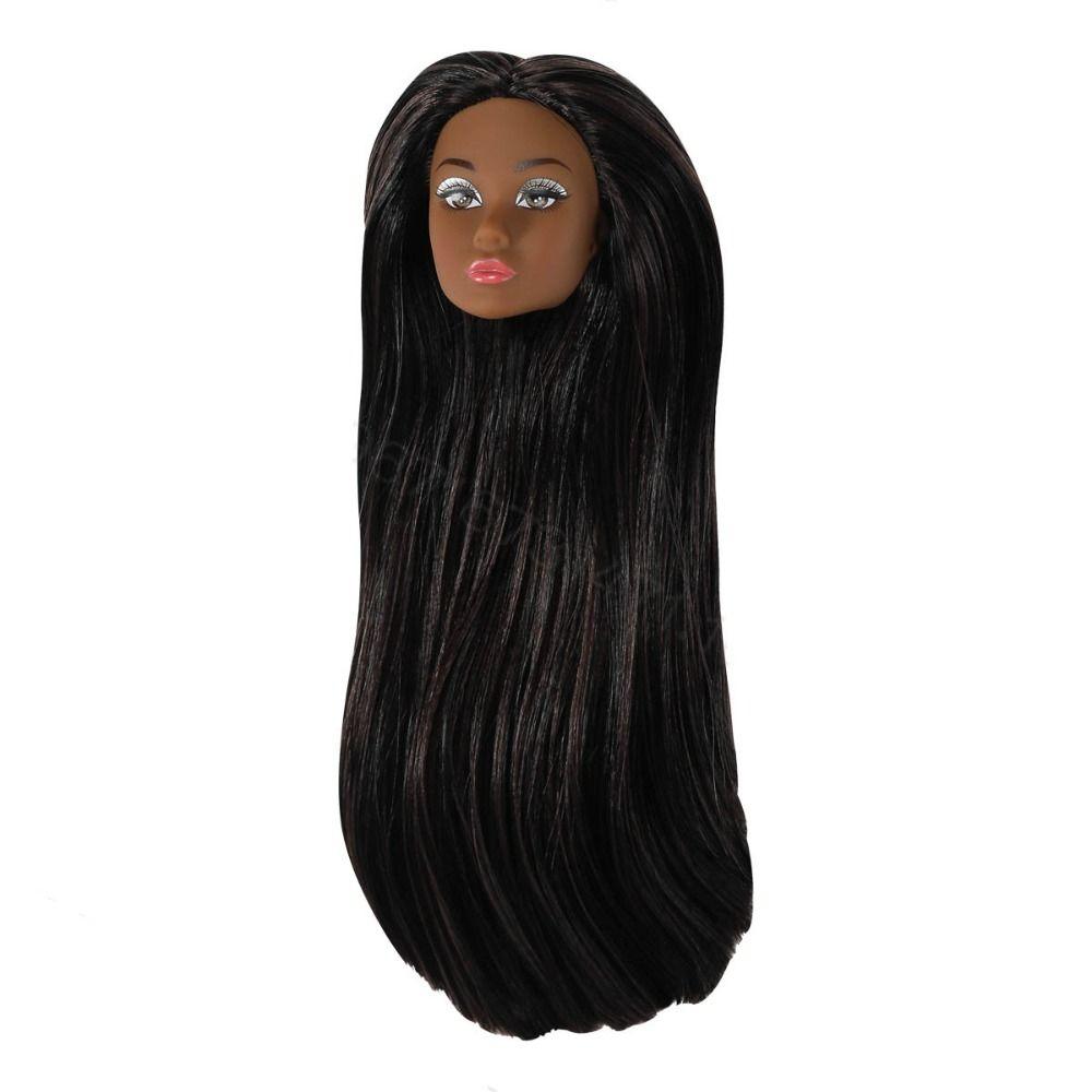 White/normal/chocolate 1/6 Doll Head With Make-up 30cm Dolls Head Supermodel Doll Head  Collection