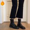 Autumn Winter Cosy Soft Leather Women Ankle Boots Fashion Square Toe Shoes Modern Stretch Slim Short Botas Para Mujer