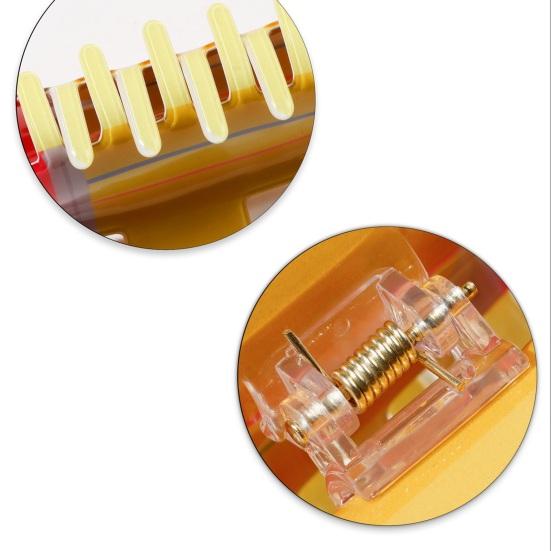 Hair Claw No Slipping Strong Grip Medium Size Back Head Hair Clip Pencil School Bus Design Shark Hair Clip Versatile Hair Accessory
