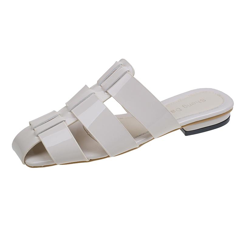 Mode 2025 Mules für Damen Flache Absätze Freizeitschuhe Bequeme Outdoor-Slipper Strandschuhe Sandalen Weiche Sohle Mulles Mujer