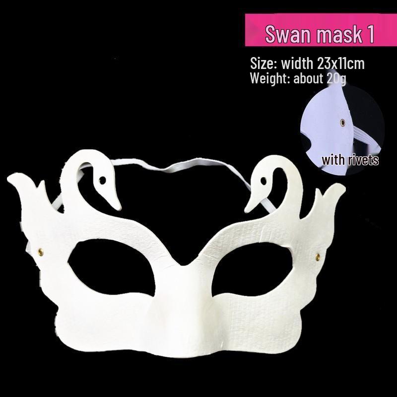 Hand-Painted Ball Face Mask: DIY Paper Pulp Animal Mask for Men & Women, Peking Opera Style