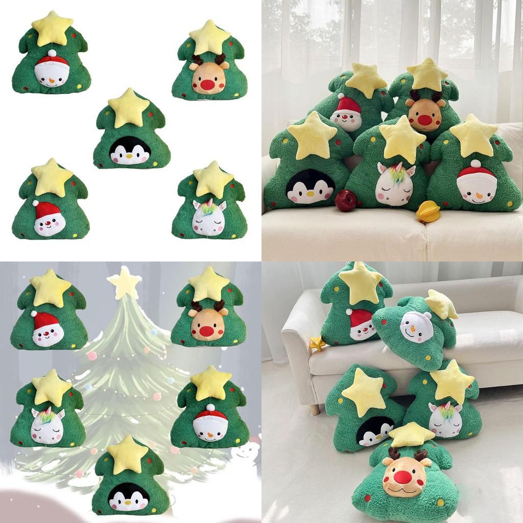 Verwandelbares Weihnachtsbaum-Wurfkissen Plüschtier Geschenk für Mädchen 45cm Höhe
