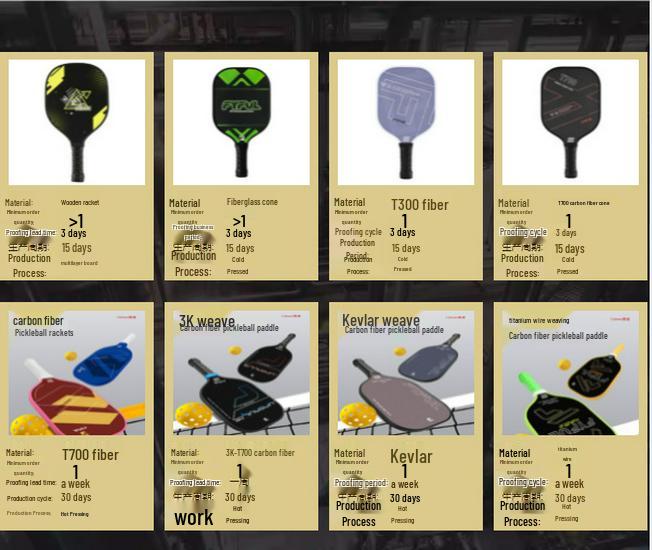 Nine-layer Poplar Wood Pickleball Paddle - Lightweight, Durable Outdoor Sports Racket