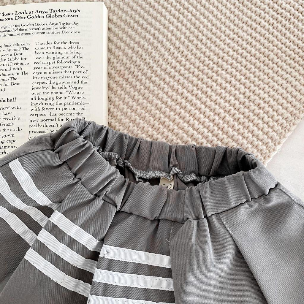 Korean-Style Preppy Romper: Trendy Infant Gift for Girls & Boys, Includes Tie - Perfect for One-Year-Olds.