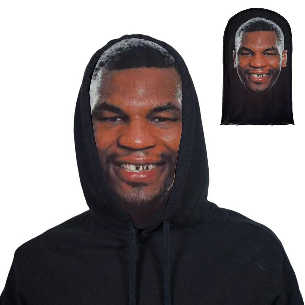 Unisex Full Face Cover Hood Mask For Costume Full Face Mask Spandex Hood