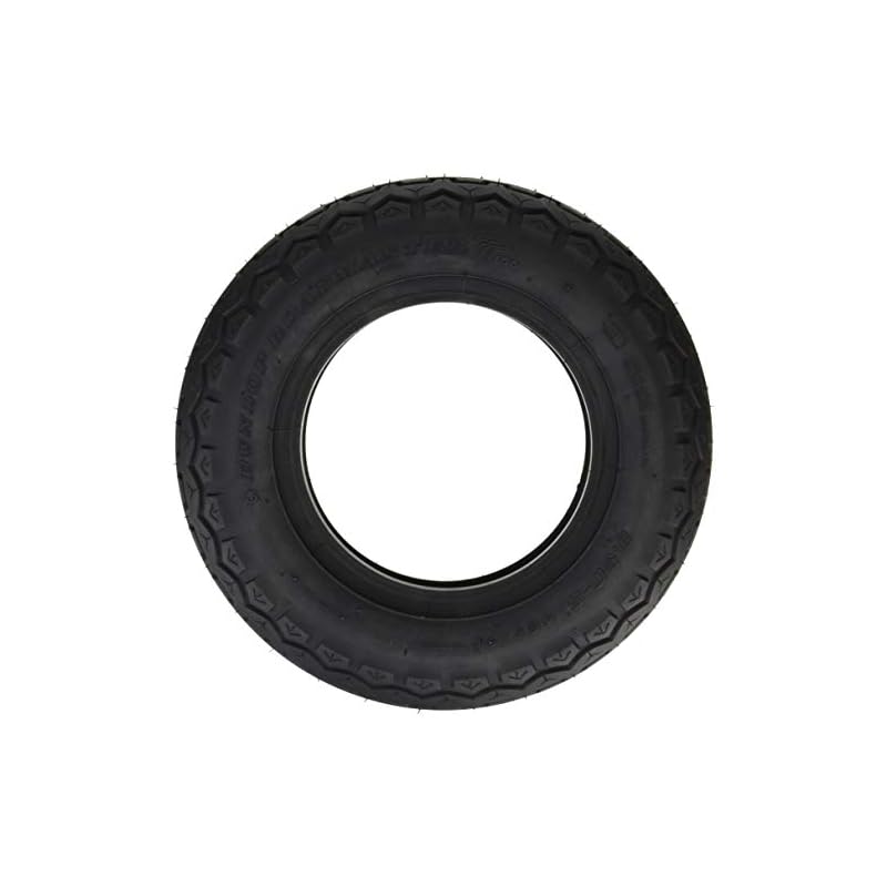DUNLOP TT100 Motorcycle Tire, Front and Rear Use, 3.50-8 (4PR) 46J, Tube Type (WT), 256289, for Two-Wheeler Motorcycles