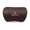 DCLLR1 Leather Car Headrest Lumbar Pillow Neck Gap Filler Pillow For Alfa Romeo Giulietta Mito 159 Giulia Stelvio 156 147 Tonale Brera