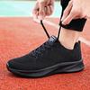 Knitted Mesh Men's Running Shoes Breathable Casual Sport Shoes Lightweight Outdoor Sneakers for Jogging Traveling Walking