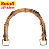 1-2pcs 2025 New Women Bag D-type Bamboo Handle DIY Handmade Handbag Handles Bag Accessories Handle Replacement