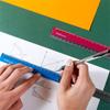 Tool Stationery Home 30CM Ruler Student Foldable Ruler Metal Ruler Measuirng Ruler Folding Ruler